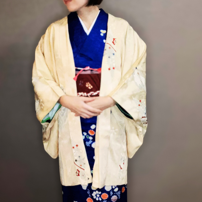 羽織でお出かけ