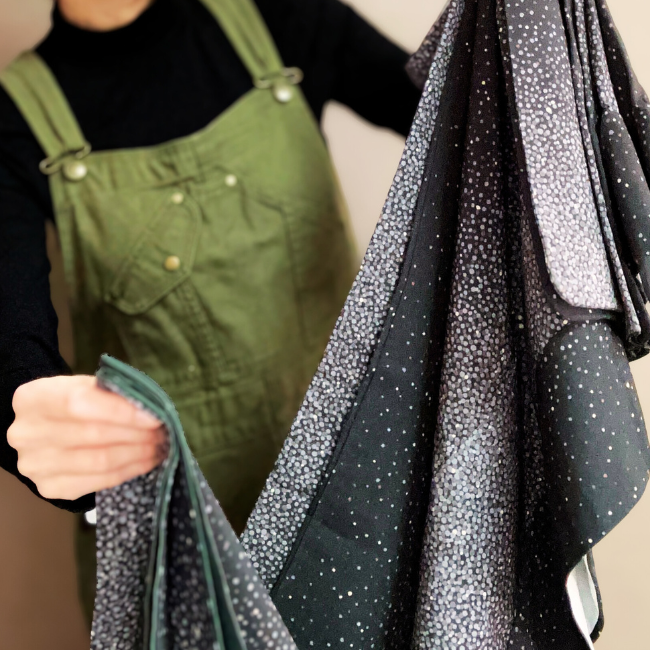 着物の畳方　袖畳み